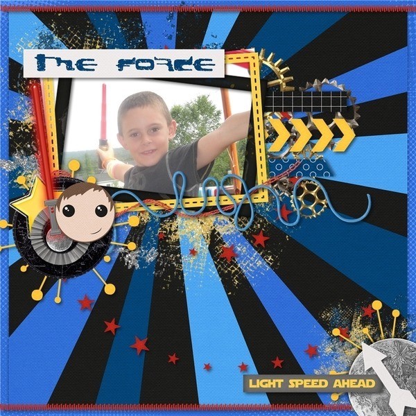 Use The Force by Blue Heart Scraps and Pretty In Green