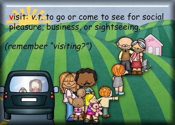 V is for Visit