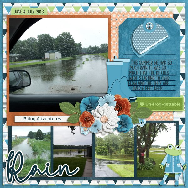 Vacation Album Roam & Remember 2 Templates-Miss Fish with Rain Drop Dash-ScrapChat.jpg