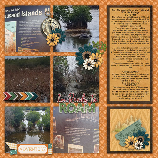 Vacation Album Template #2-Miss Fish