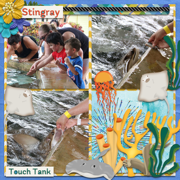 Vacation Album Templates by Miss Fish 01