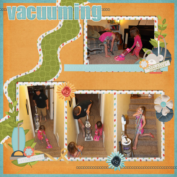 vacuuming,