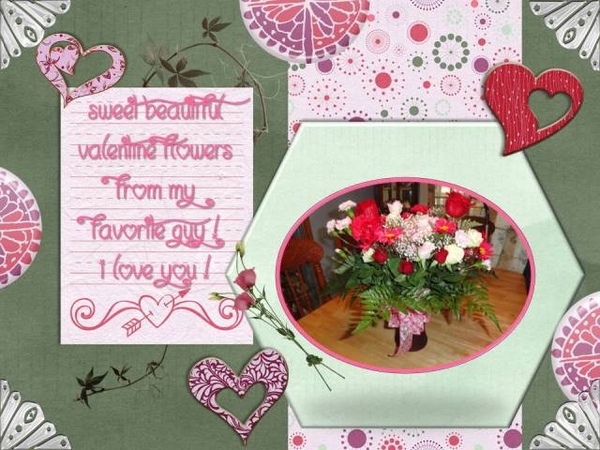 Valentine Flowers - February 2016 Font Challenge