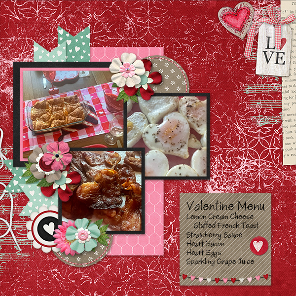 Valentine Menu