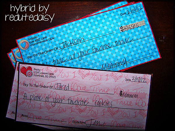 Valentine's Checks
