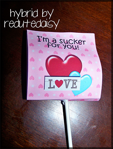 Valentine's Sucker Wrap