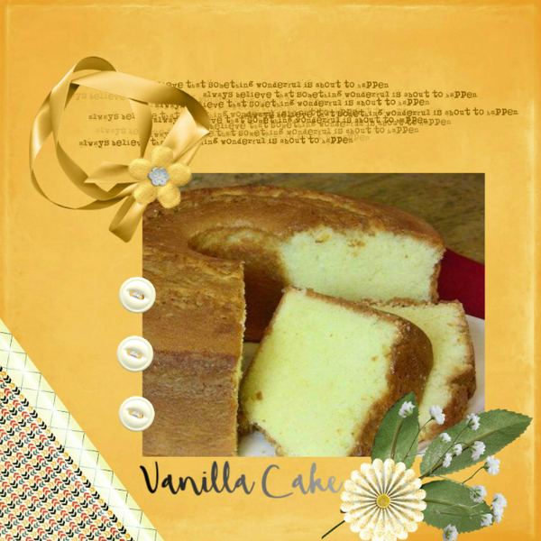 Vanilla cake
