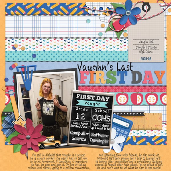 Vaughn's Last First Day