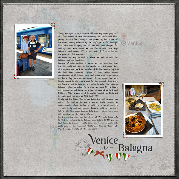 Venice to Balogna