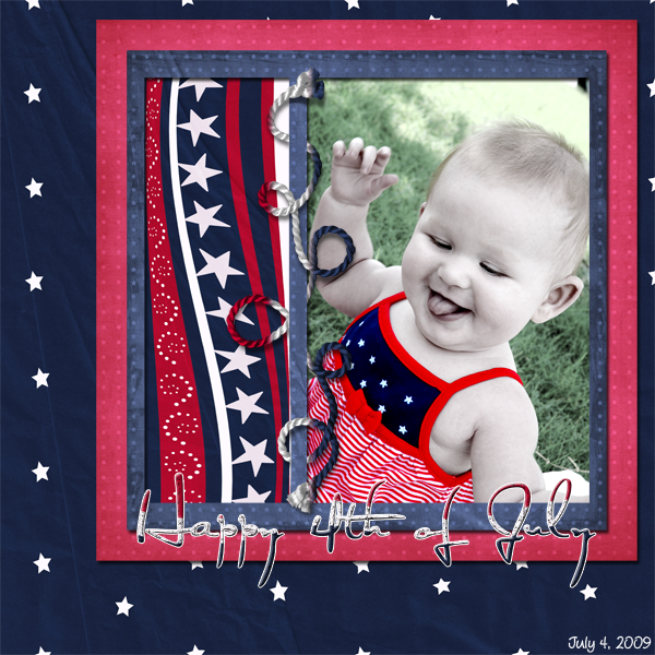 Verlina's first 4th of July [7 months old!]