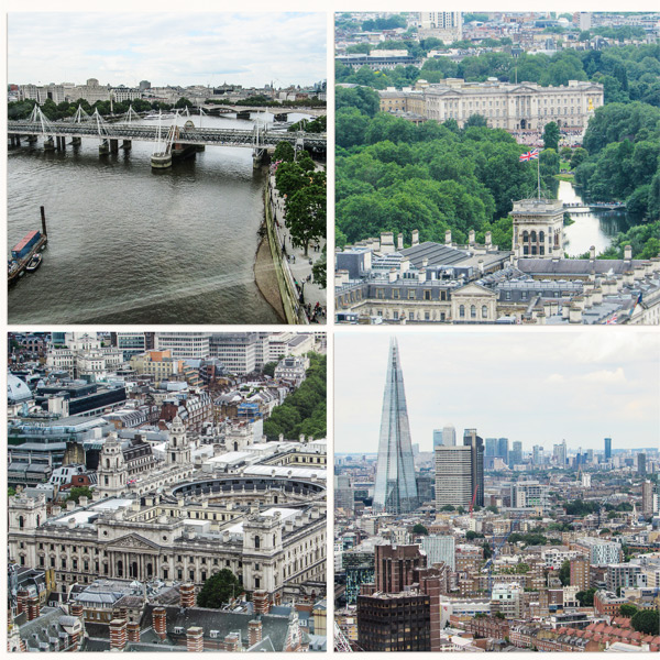 Views from the London Eye, left eye