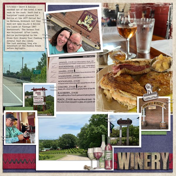 Vintage 1847 Restaurant (German) & Stone Hill Winery 07.07.2022 Hermann MO