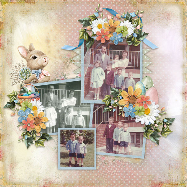 Vintage Easter Village-Karen Schulz Designs