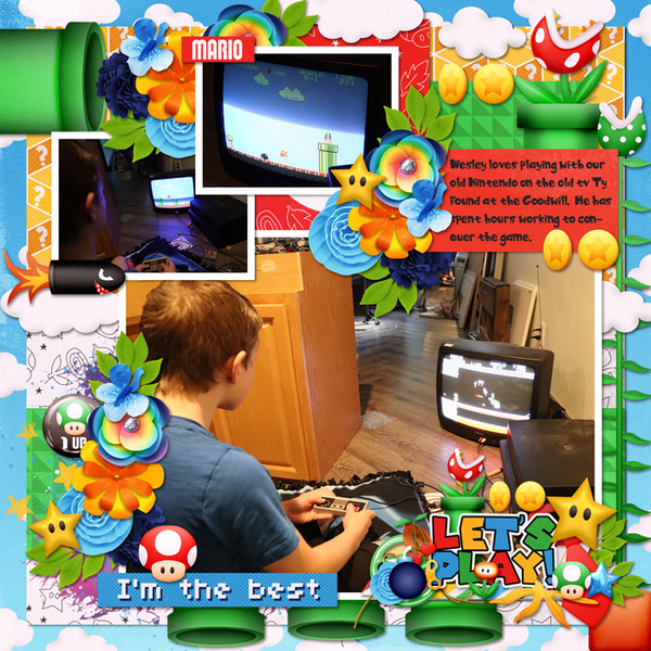 vintage Mario