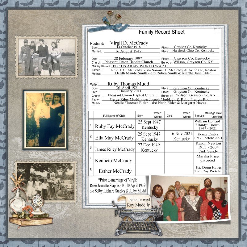 Virgil Family Chart