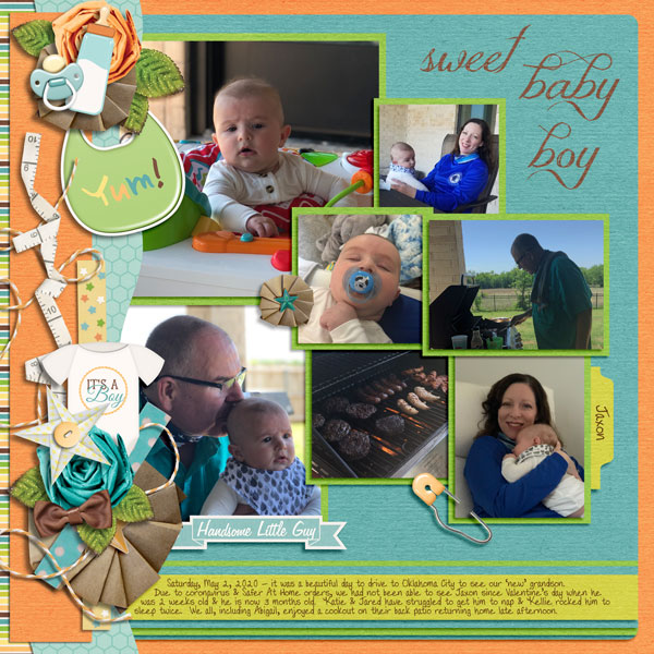 Visit with Jaxon - 3 mos - 5.2.20
