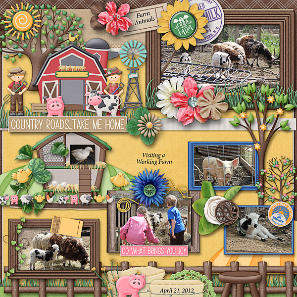Visiting a Working Farm in Spring