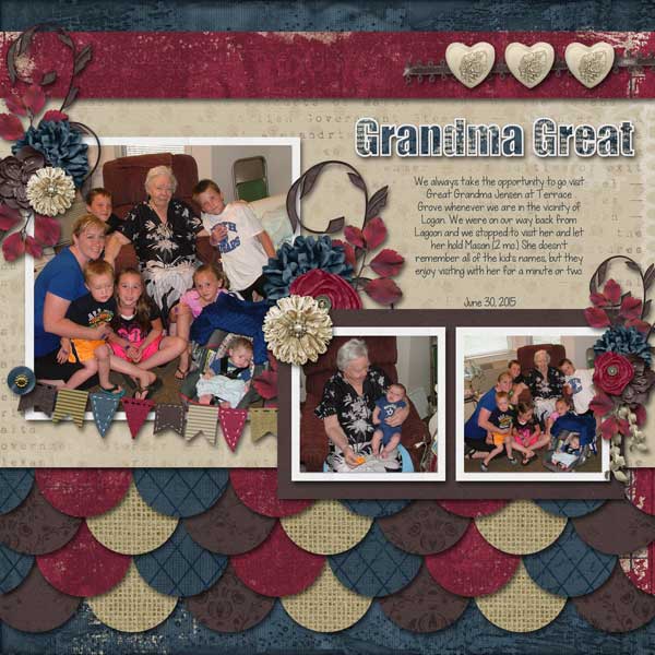 Visiting Grandma Jensen 2015