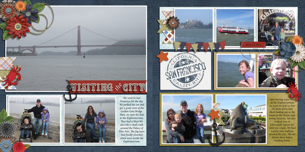 visiting the city