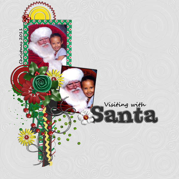 visiting with santa