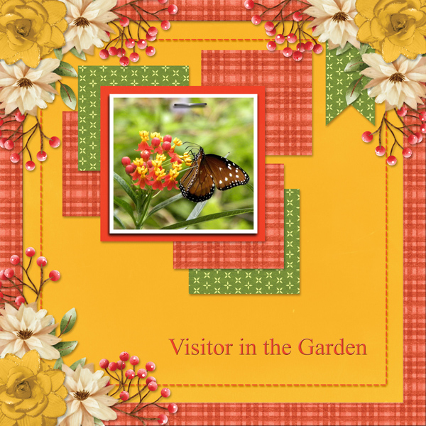 Visitor in the Garden