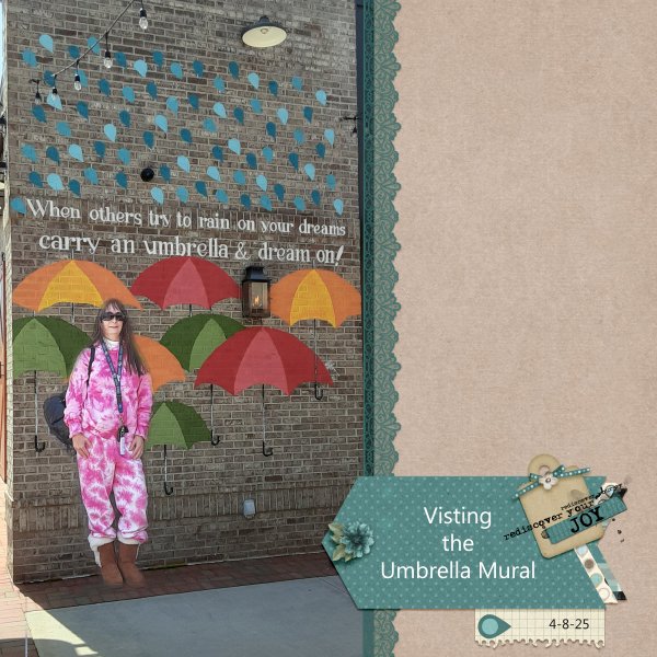 Visting the Umbrella Mural