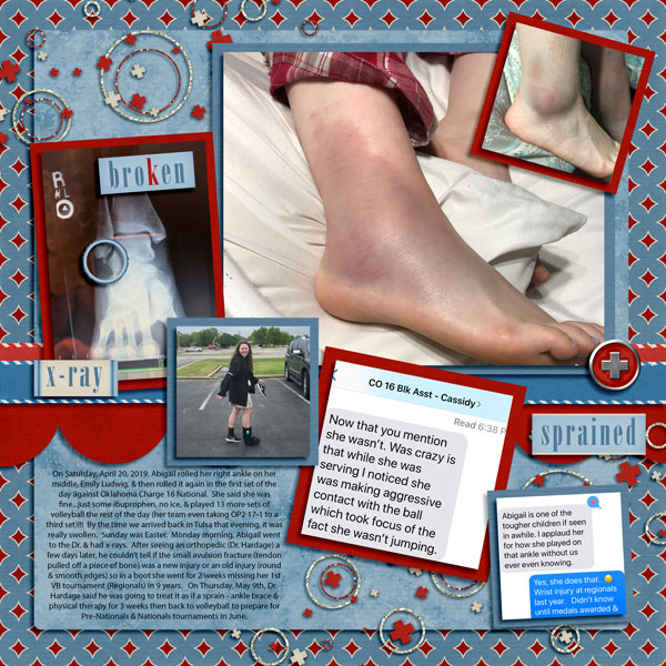 Volleyball Ankle Injury