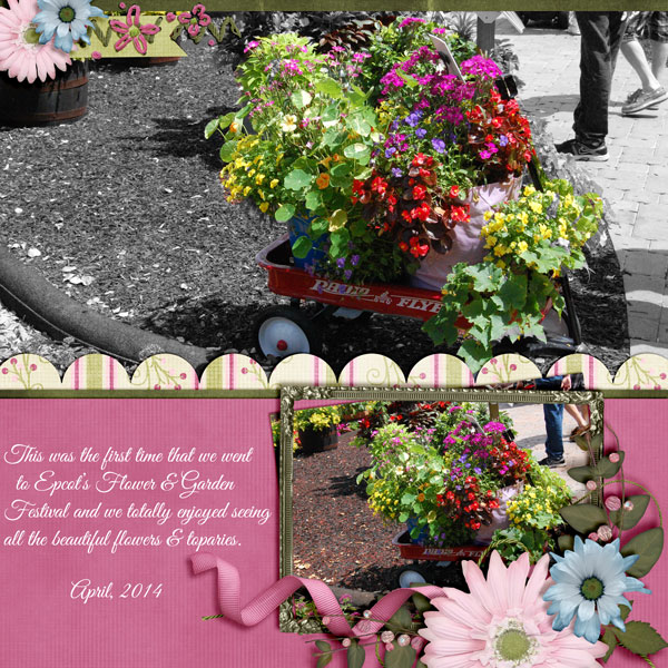 Wagon-Flowers
