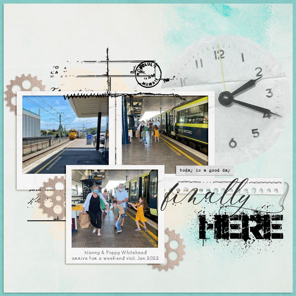 Waiting for the train
