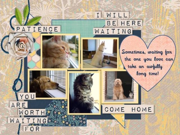Waiting Patiently - May 2016 Mini Kit Challenge