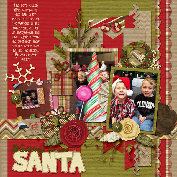 Waiting to See Santa