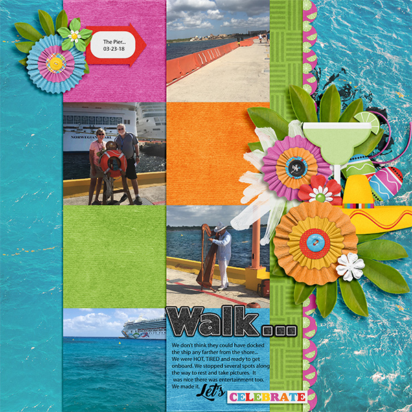 Walk the pier Costa Maya