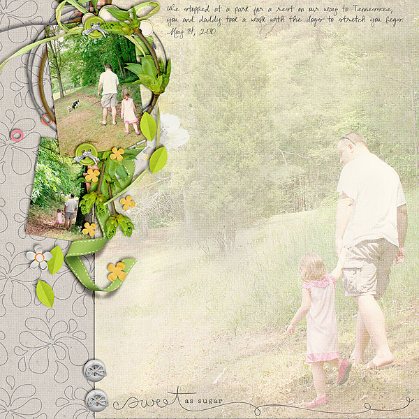 Walk with daddy