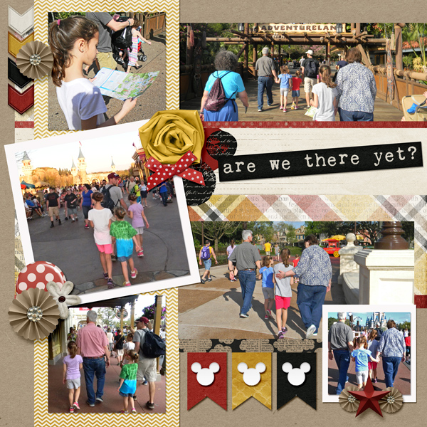Walking around Disney