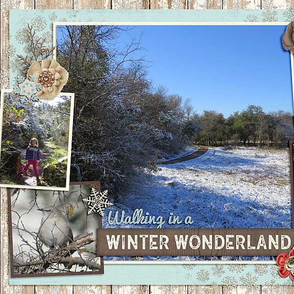 Walking in a Winter Wonderland (left)