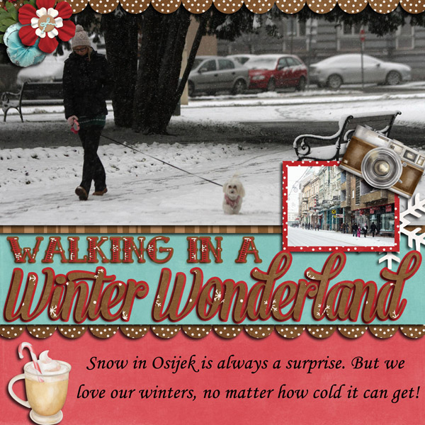 Walking in snow
