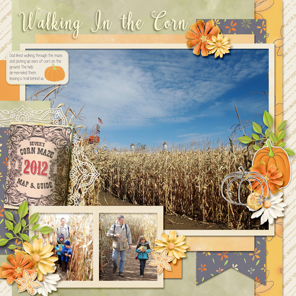 Walking In the corn Maze