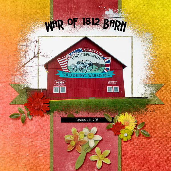War of 1812 barn