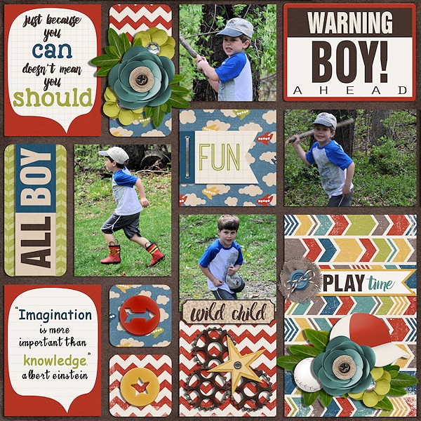 Warning boy ahead