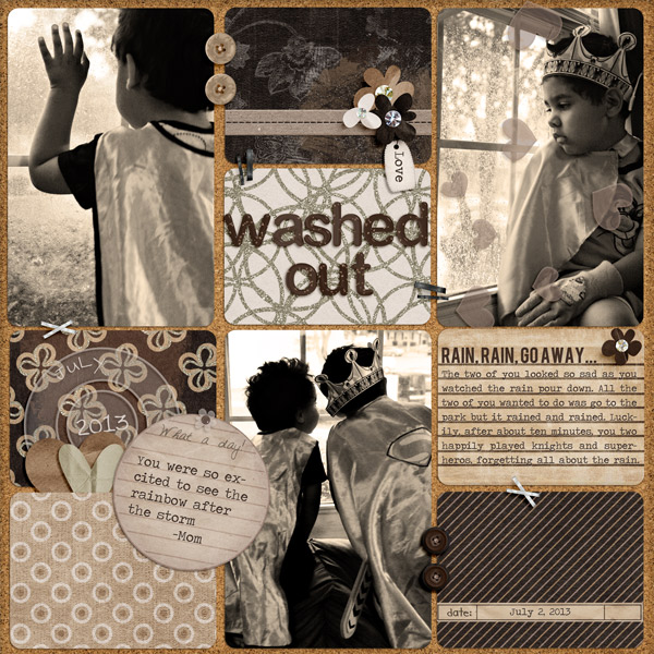 washed out