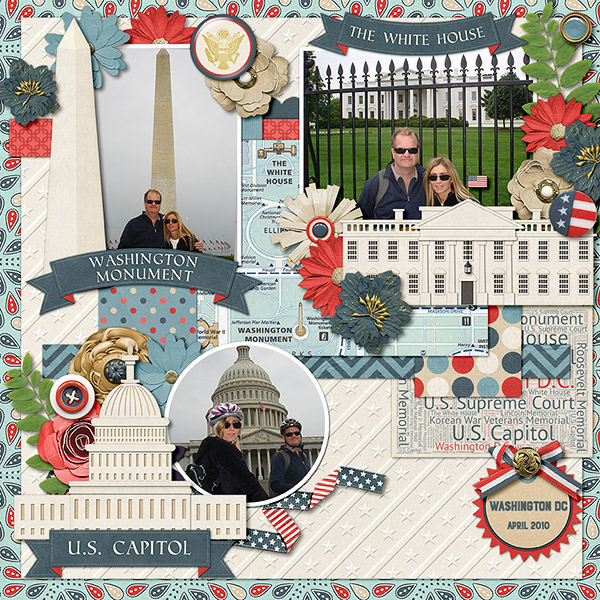 Washington DC - White House + US Capitol