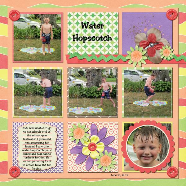 Water Hopscotch