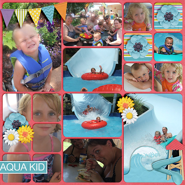 Water Park Fun Left Side