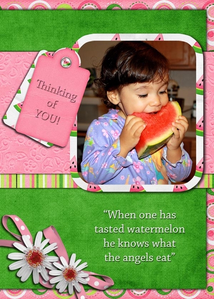 Watermelon Card