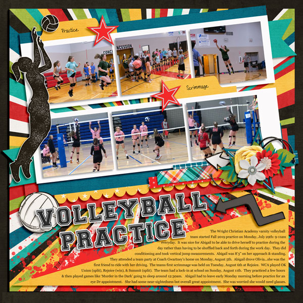 WCA Varsity Volleyball Practice 8.2019