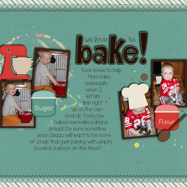 we love to bake!