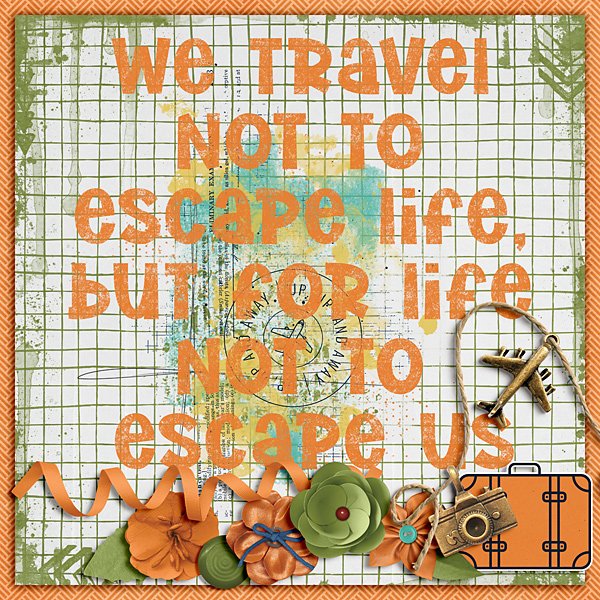 We travel
