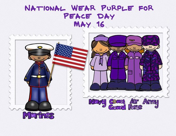 Wear Purple for Peace