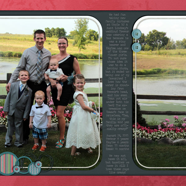 Wedding Family Photo 2013