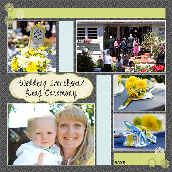Wedding Luncheon Page 1